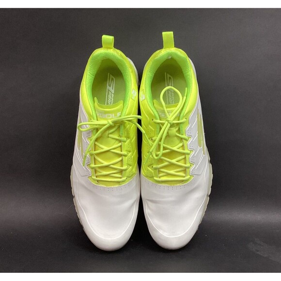 Skechers Go Golf Focus 2 - Men's Sz 11 - White/Green (WLM) Golf Shoes - 54529 - Picture 4 of 9